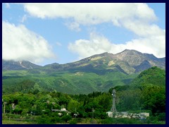 Nikko mountains sourrounding the city